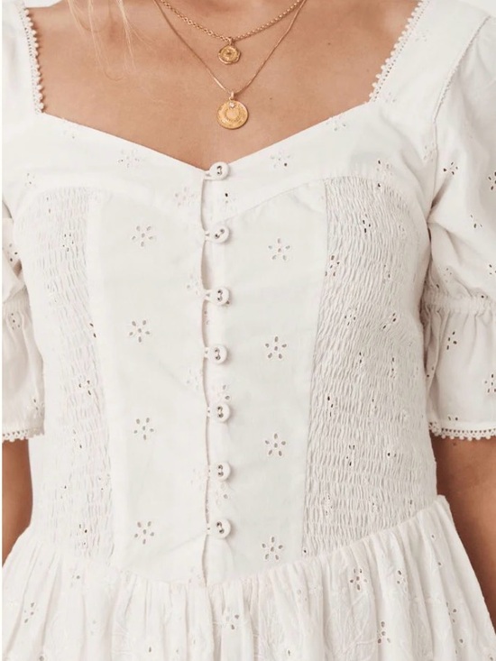 Spell Dresses & Skirts - Spell White Bo Mini Dress NWT 222111D-WHI